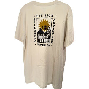 NEW Billabong Men's XXL Backdrop Adventure Division T-Shirt Tee Organic Cotton